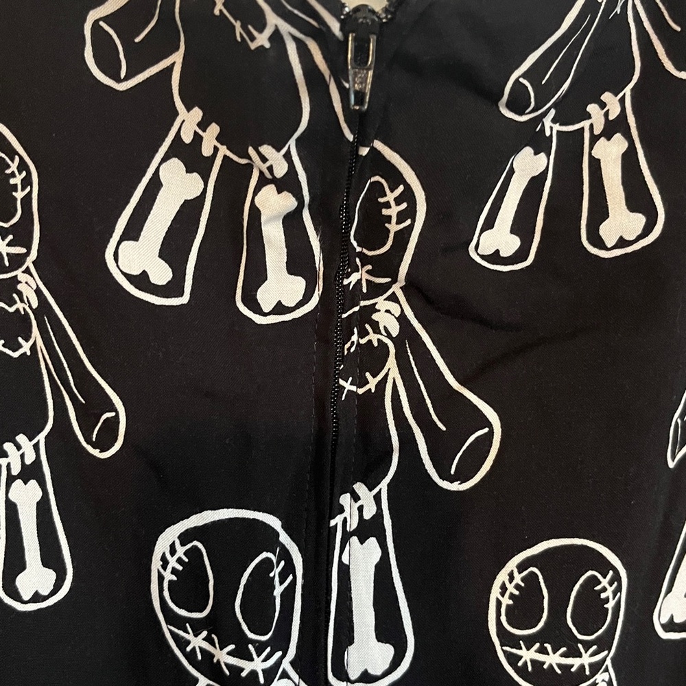 Hell Bunny UK Voodoo Doll Romper 3x - Picture 4 of 4